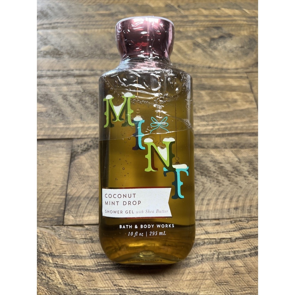 Bath & Body Works Coconut Mint Drop Shower Gel 10 Oz New Sealed Retired